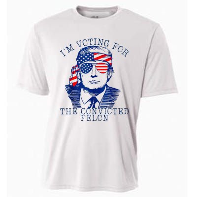 IM Voting For The Convicted Felon Cooling Performance Crew T-Shirt