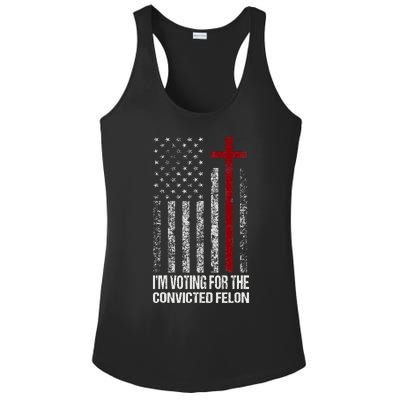 IM Voting For The Convicted Felon Ladies PosiCharge Competitor Racerback Tank