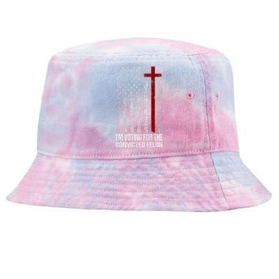 IM Voting For The Convicted Felon Tie-Dyed Bucket Hat