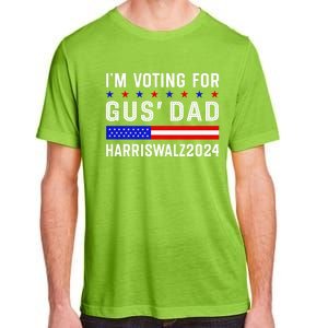 IM Voting For Gus Dad Kamala Harris Tim Walz 2024 Adult ChromaSoft Performance T-Shirt