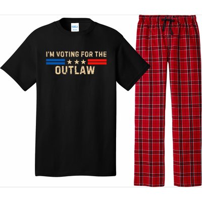 IM Voting For The Outlaw 2024 Cool Pajama Set