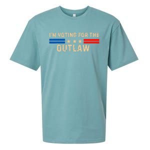 IM Voting For The Outlaw 2024 Cool Sueded Cloud Jersey T-Shirt