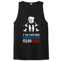 IM Voting For The Convicted Felon 2024 Funny Trump PosiCharge Competitor Tank