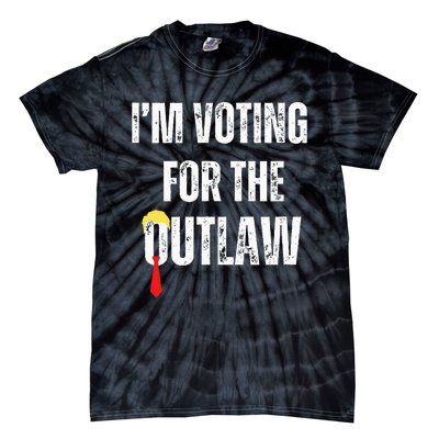 IM Voting For The Outlaw 2024 Tie-Dye T-Shirt