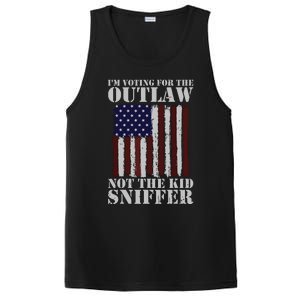 Im Voting For The Outlaw Not The Sniffer July 4th Flag PosiCharge Competitor Tank