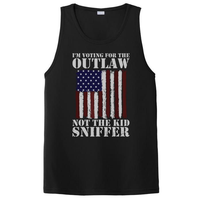 Im Voting For The Outlaw Not The Sniffer July 4th Flag PosiCharge Competitor Tank