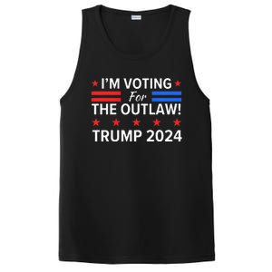 IM Voting For The Outlaw Funny Pro Trump 2024 Election PosiCharge Competitor Tank