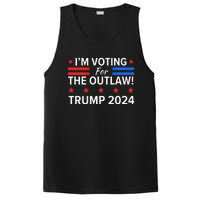 IM Voting For The Outlaw Funny Pro Trump 2024 Election PosiCharge Competitor Tank