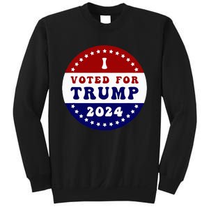 I Voted For President Trump In 2024 Inauguration Day 2025 Sweatshirt