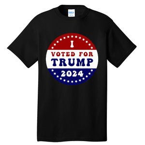 I Voted For President Trump In 2024 Inauguration Day 2025 Tall T-Shirt