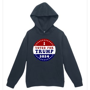 I Voted For President Trump In 2024 Inauguration Day 2025 Urban Pullover Hoodie