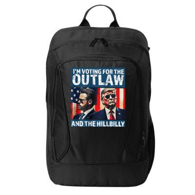 IM Voting For The Outlaw And The Hillbilly 2024 On Back City Backpack