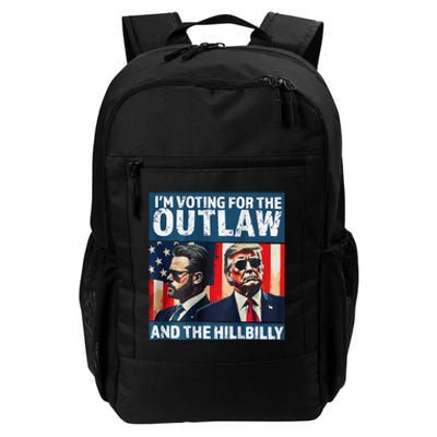 IM Voting For The Outlaw And The Hillbilly 2024 On Back Daily Commute Backpack