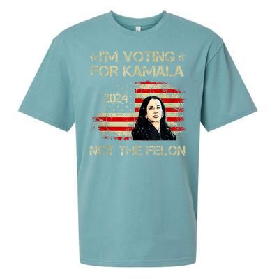 I’M Voting For Kamala 2024 Not The Felon Sueded Cloud Jersey T-Shirt