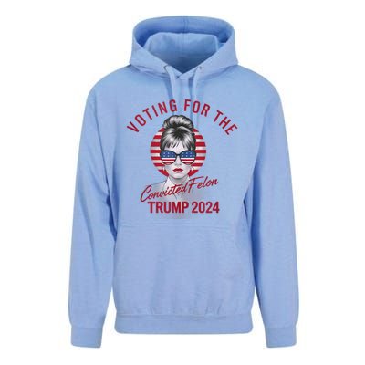 IM Voting For The Convicted Felon Trump 2024 Unisex Surf Hoodie