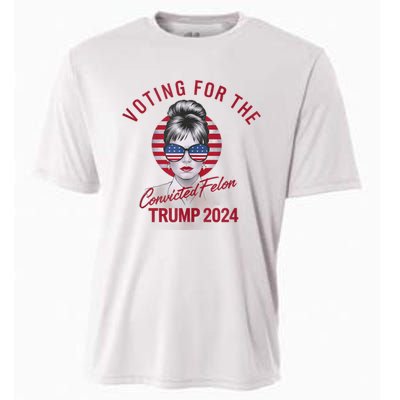 IM Voting For The Convicted Felon Trump 2024 Cooling Performance Crew T-Shirt