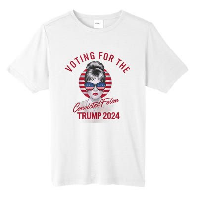 IM Voting For The Convicted Felon Trump 2024 Tall Fusion ChromaSoft Performance T-Shirt