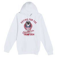 IM Voting For The Convicted Felon Trump 2024 Premium Pullover Hoodie