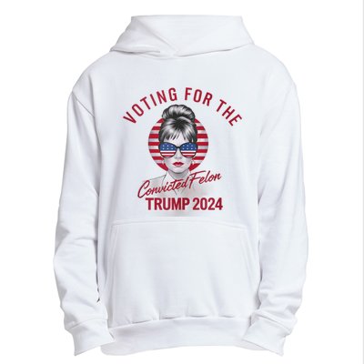 IM Voting For The Convicted Felon Trump 2024 Urban Pullover Hoodie