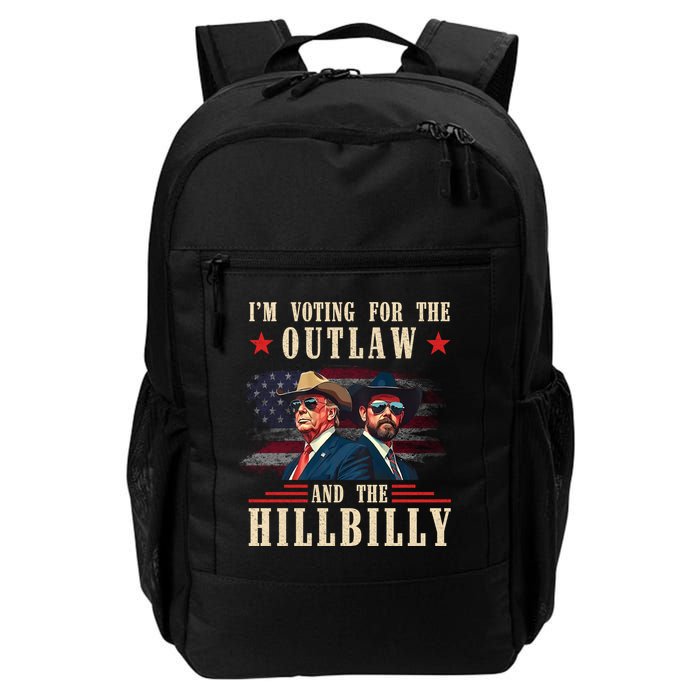 IM Voting For The Outlaw And The Hillbilly Trump Vance 2024 Backpack