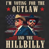 IM Voting For The Outlaw And The Hillbilly Trump Vance 2024 Adult Drive Performance Visor