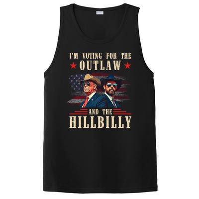 IM Voting For The Outlaw And The Hillbilly Trump Vance 2024 PosiCharge Competitor Tank