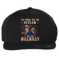 IM Voting For The Outlaw And The Hillbilly Trump Vance 2024 Wool Snapback Cap