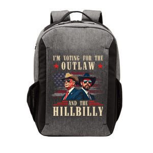 IM Voting For The Outlaw And The Hillbilly Trump Vance 2024 Vector Backpack