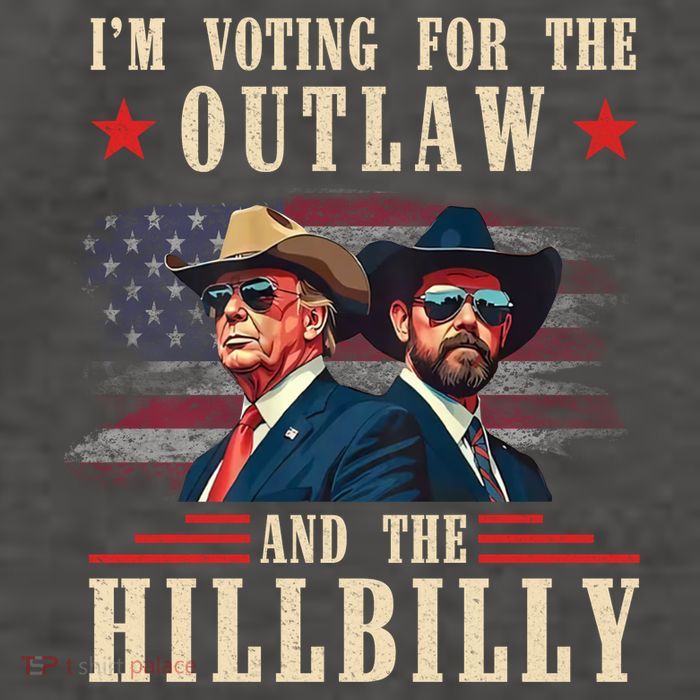 IM Voting For The Outlaw And The Hillbilly Trump Vance 2024 Vector Backpack