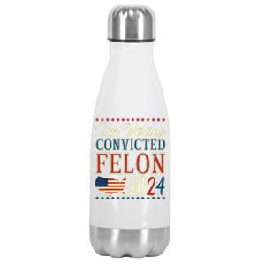 IM Voting For The Convicted Felon 2024 Stainless Steel Insulated Water Bottle