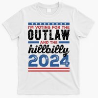 Im Voting For The Outlaw And The Hillbilly 2024 Vintage Election T-Shirt