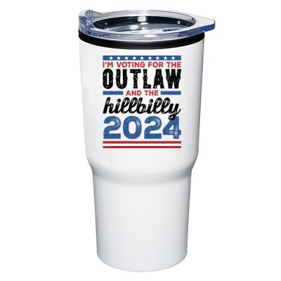 Im Voting For The Outlaw And The Hillbilly 2024 Vintage Election Tumbler