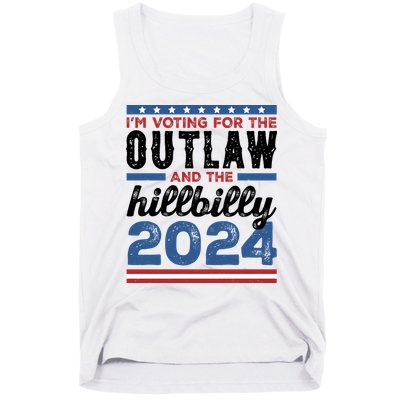 Im Voting For The Outlaw And The Hillbilly 2024 Vintage Election Tank Top
