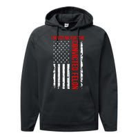 IM Voting For The Convicted Felon 2024 Usa Flag Performance Fleece Hoodie