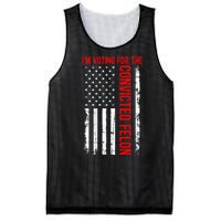 IM Voting For The Convicted Felon 2024 Usa Flag Mesh Reversible Basketball Jersey Tank