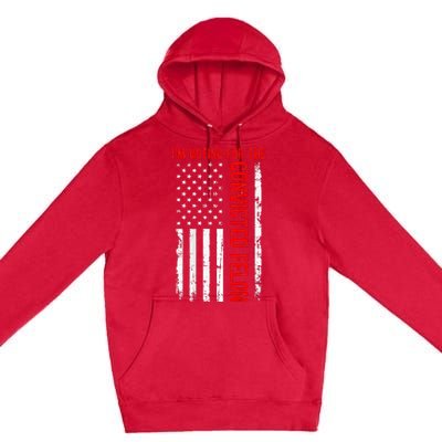 IM Voting For The Convicted Felon 2024 Usa Flag Premium Pullover Hoodie