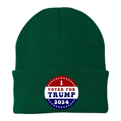 I Voted For President Trump In 2024 Inauguration Day 2025 Knit Cap Winter Beanie