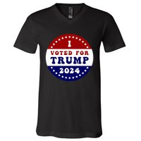 I Voted For President Trump In 2024 Inauguration Day 2025 V-Neck T-Shirt