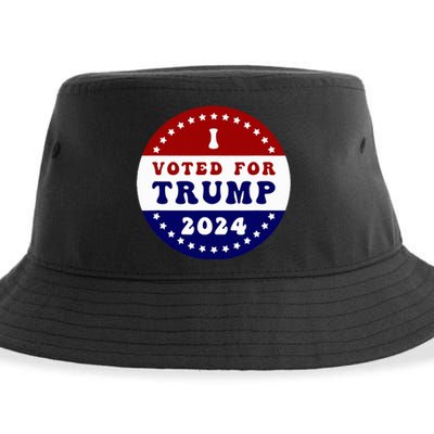 I Voted For President Trump In 2024 Inauguration Day 2025 Sustainable Bucket Hat