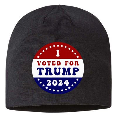 I Voted For President Trump In 2024 Inauguration Day 2025 Sustainable Beanie