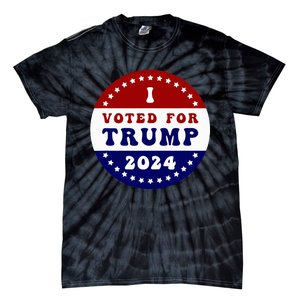 I Voted For President Trump In 2024 Inauguration Day 2025 Tie-Dye T-Shirt