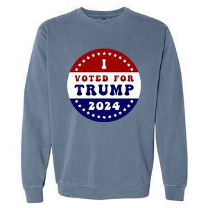 I Voted For President Trump In 2024 Inauguration Day 2025 Garment-Dyed Sweatshirt