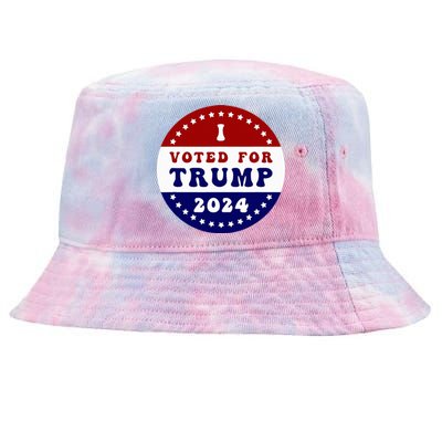 I Voted For President Trump In 2024 Inauguration Day 2025 Tie-Dyed Bucket Hat