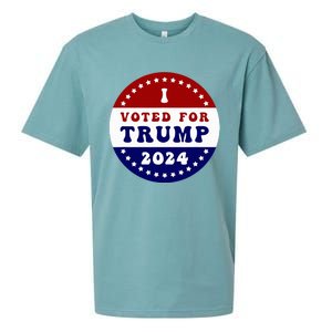 I Voted For President Trump In 2024 Inauguration Day 2025 Sueded Cloud Jersey T-Shirt