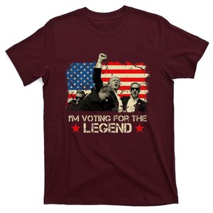 IM Voting For The Legend Trump American Flag Pennsylvania T-Shirt