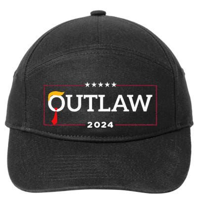 IM Voting For The Outlaw The Convicted Felon Funny 7-Panel Snapback Hat