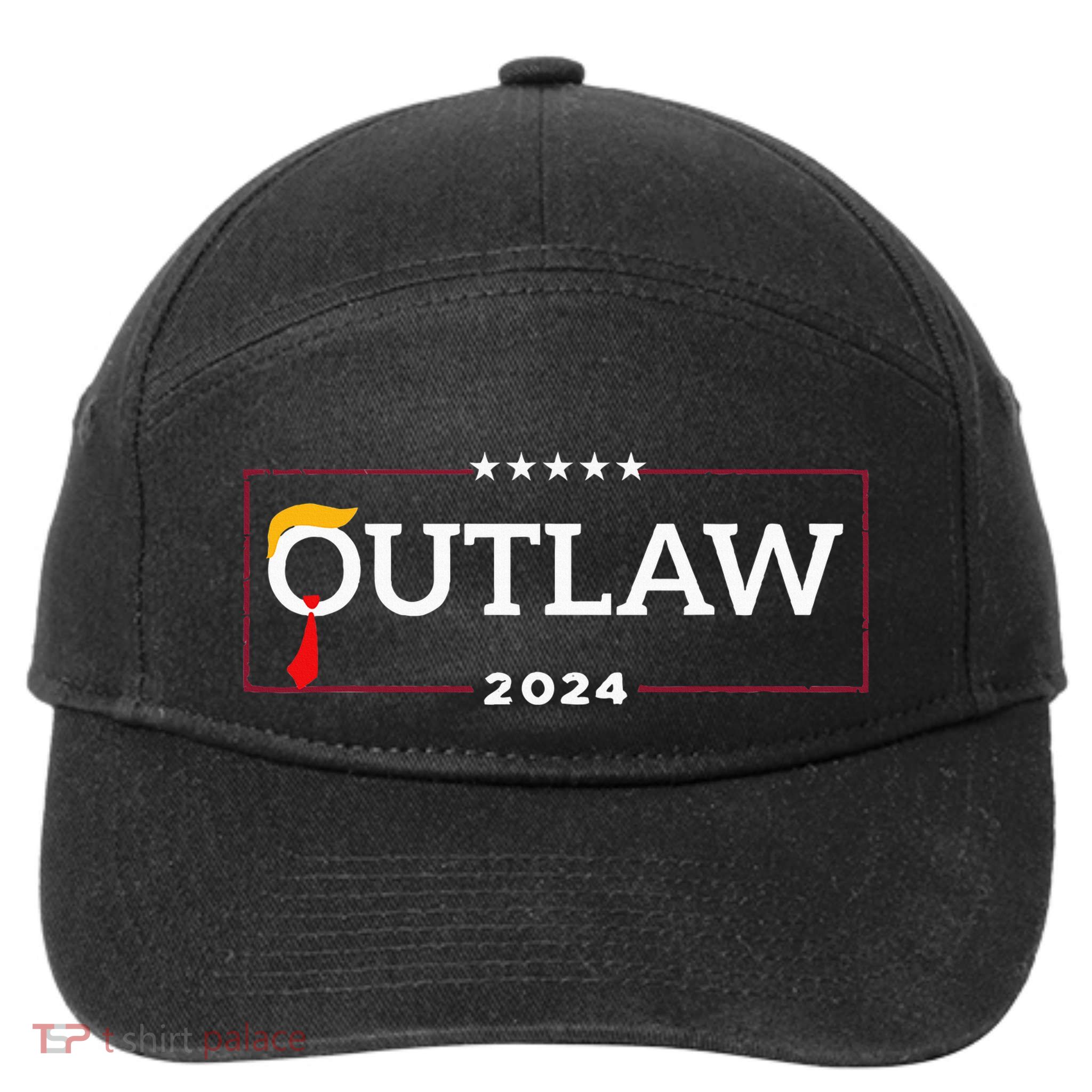 IM Voting For The Outlaw The Convicted Felon Funny 7-Panel Snapback Hat