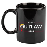 IM Voting For The Outlaw The Convicted Felon Funny 11oz C Handle Ceramic Mug
