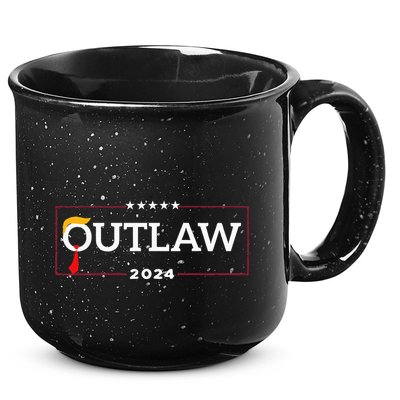 IM Voting For The Outlaw The Convicted Felon Funny 15oz Campfire Ceramic Mug