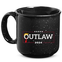 IM Voting For The Outlaw The Convicted Felon Funny 15oz Campfire Ceramic Mug